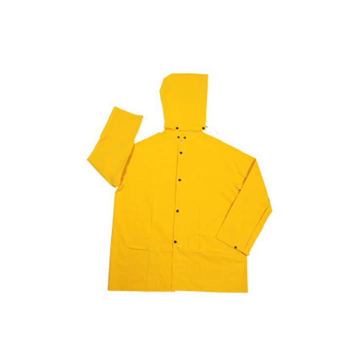 Capa p/ lluvia amarilla de 2 PZS con gorro