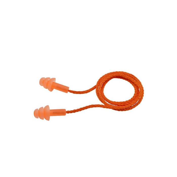 Tapón de oído con cordon de PVC reusable