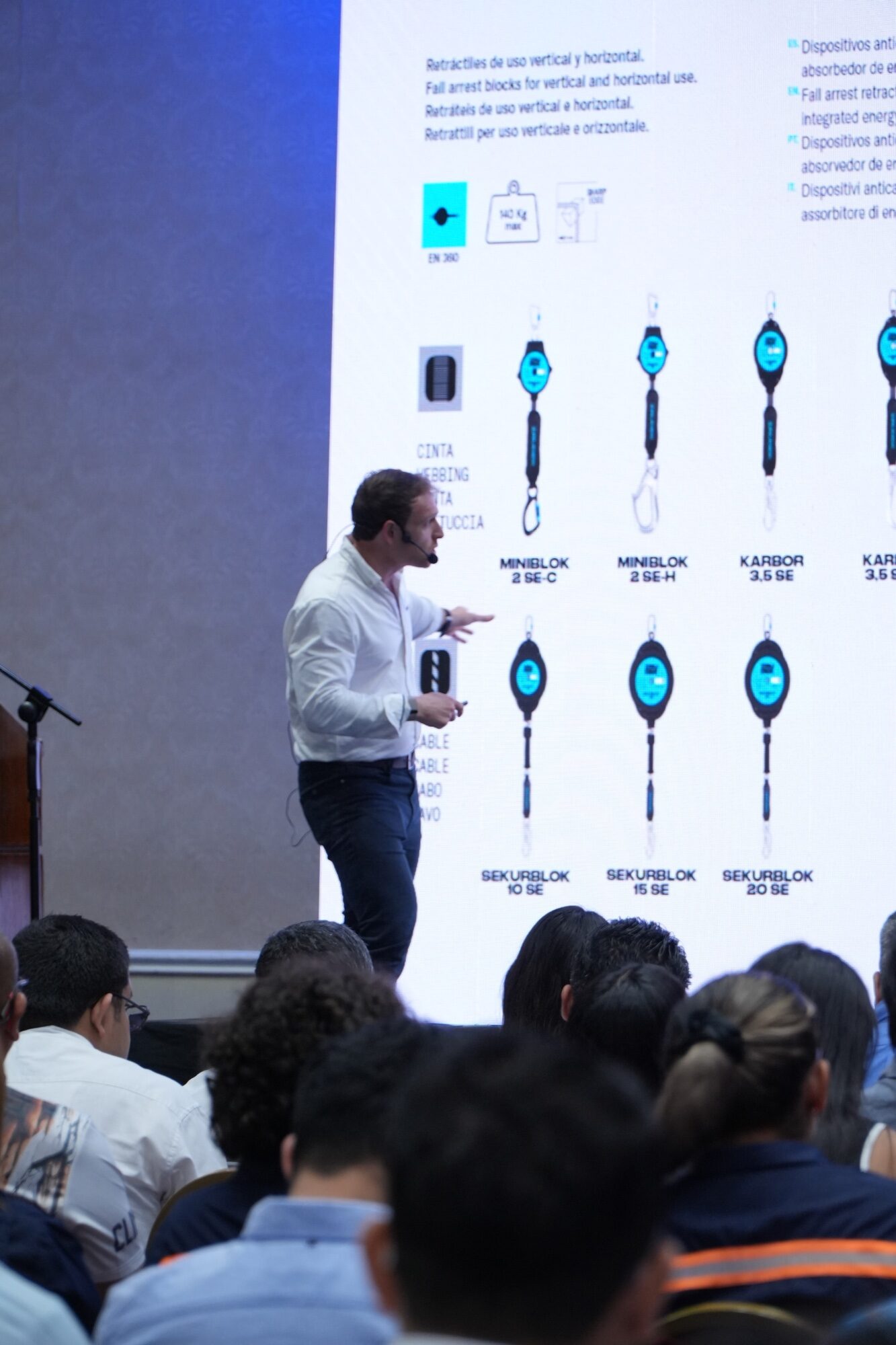 Demostración técnica de soluciones para trabajo en altura